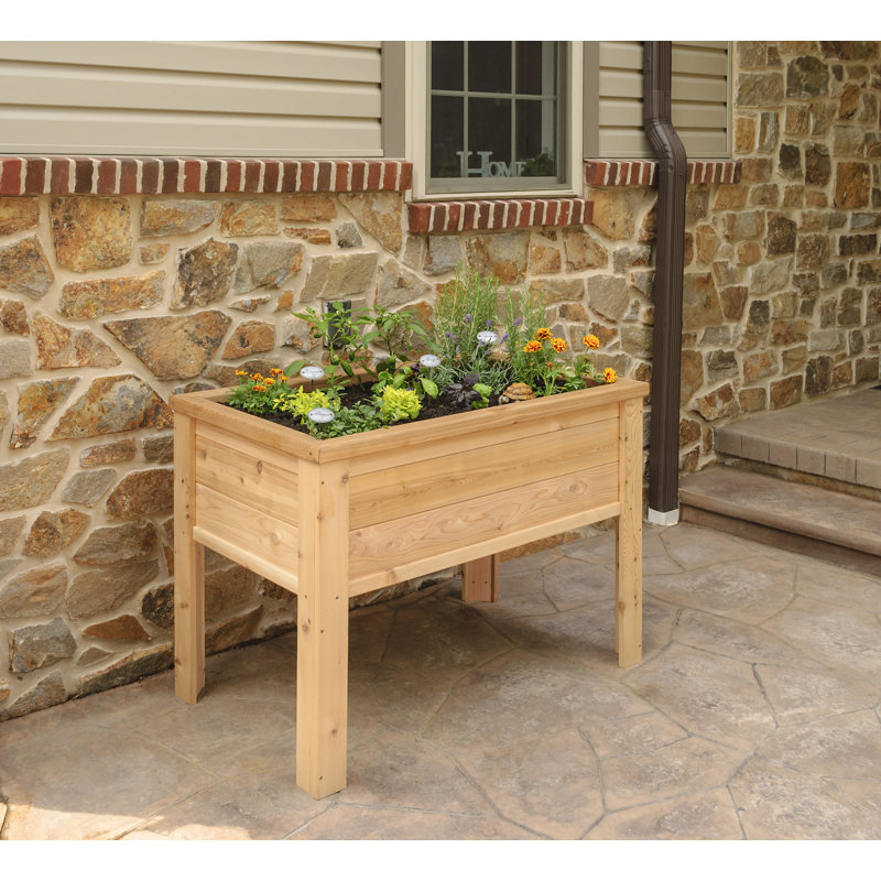 Wood Elevated Planter