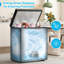 Mini congélateur coffre 3,5 3,5 pi noir, contrôle de la température à 7 niveaux, écoénergétique, compact pour dortoir / véhicule récréatif / bureau, avec panier amovible