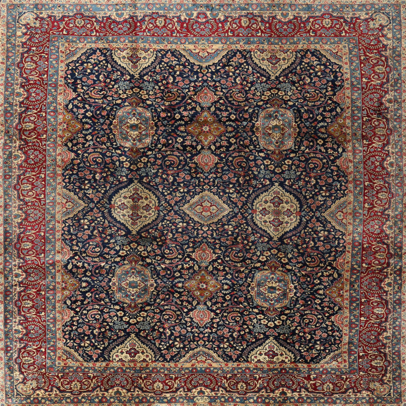 Harriet Oriental Indoor Rug, Square 3'