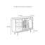 Buffet Simplicity avec portes en verre