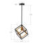 Luminaire suspendu géométrique 1 lumière Braeburn