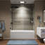 33.6'' - 33.6'' W x 58'' H Frameless Tub Door with Clear Glass-98703406