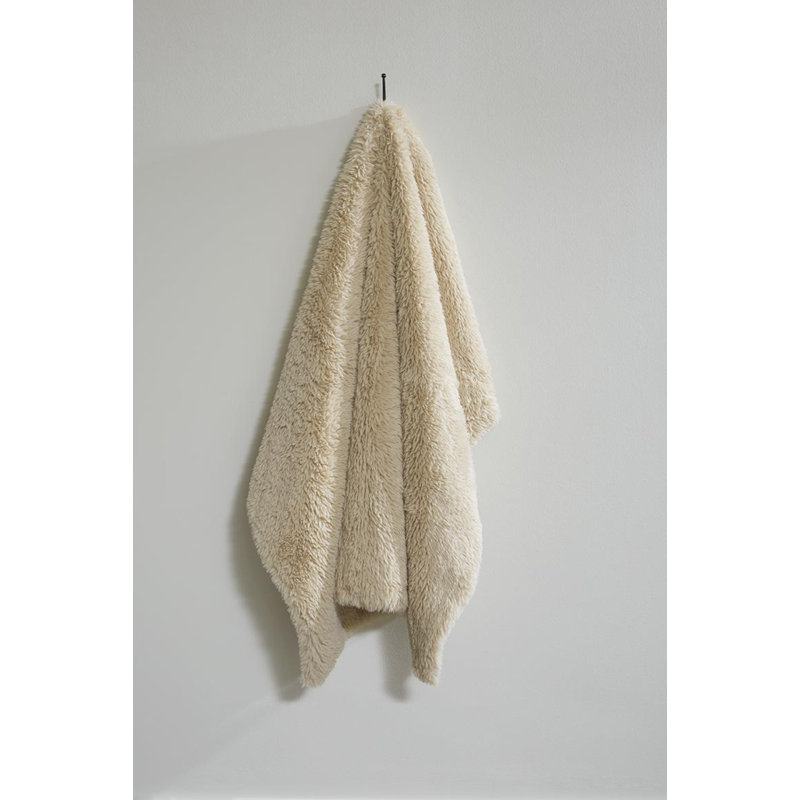 Cozy Reversible Faux Fur Throw Blanket 50x60 inches - Soft Teddy Bear Texture - Double-Sided Design