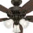 Builder Plus 52"  5 - Blade Standard Ceiling Fan with Pull Chain and Light Kit Included-23681158