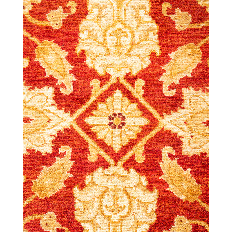One-of-a-Kind 4' 1" x 6' 2" Hand Knotted Area Rug