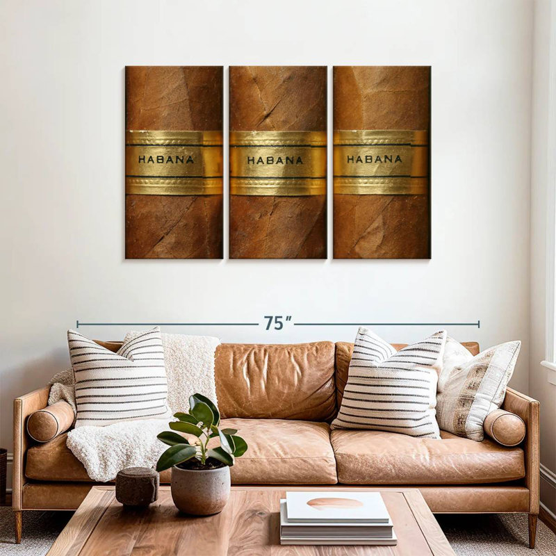 Senne Havana Rolled Cigars, 36" H x 57" W