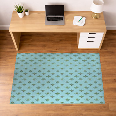 Tapis de bureau léger antidérapant Flora