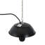 Outsunny 600W Electric Heater Ceiling Hanging Halogen Light Black Frame