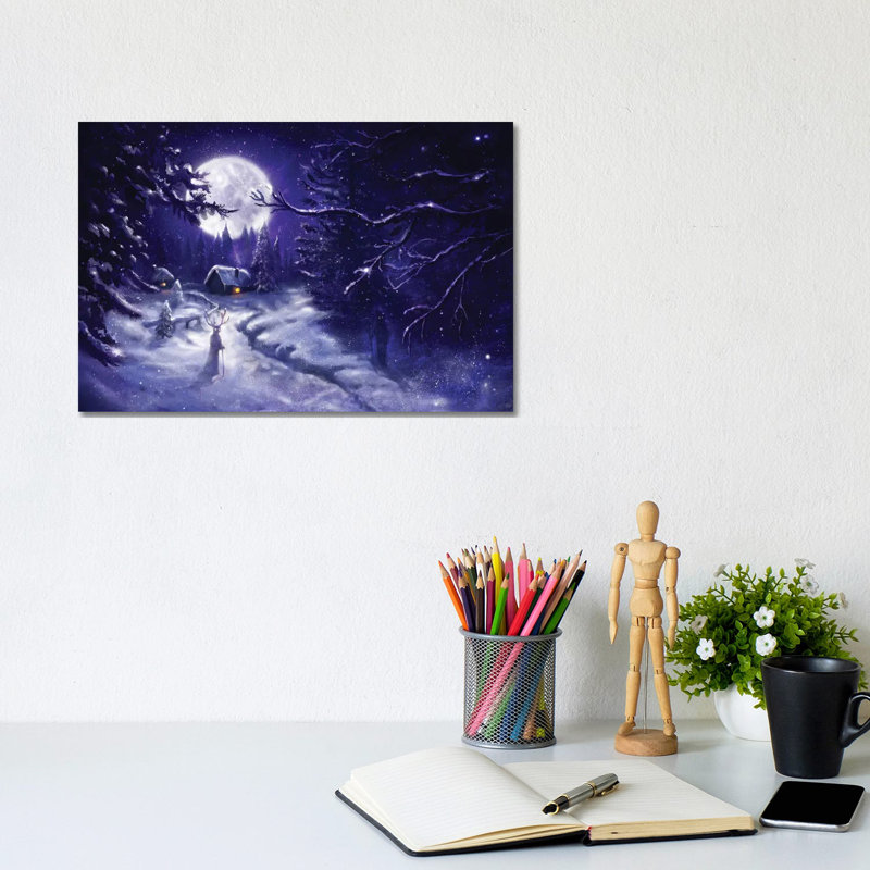 Winter Tales by Anastasia Evgrafova - No Frame Gallery-Wrapped Canvas Giclée on Canvas, 20.32cm H x 30.48cm W