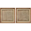 Motif géométrique de lignes murales, œuvre d'art abstraite minimaliste neutre, reproduction d'art sur toile encadrée, 2 pièces-108572870-97923448-97923445
