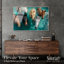 "Herd in the Deep II", reproduction d'art mural par Notoriart, cadre blond, 45 x 30-643526794-643527038