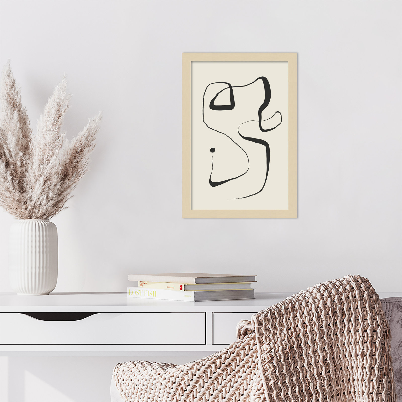Galya "The Point" Print by Treechild, 17" H x 12" W, Brown