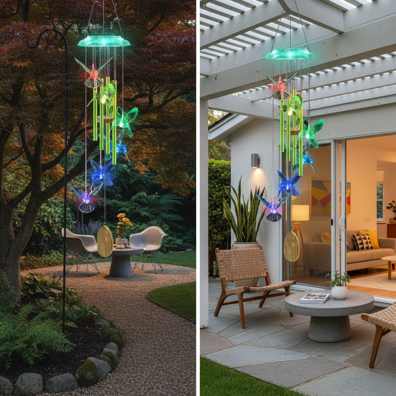 Aluminum No Subject Wind Chime