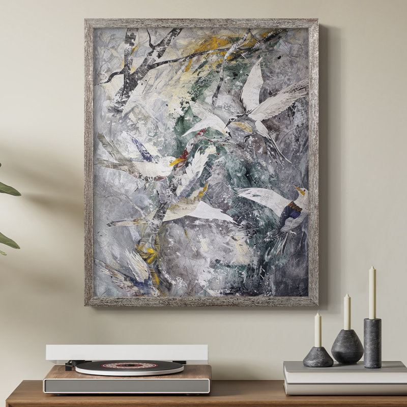 ANIMALS Series XIX, reproduction encadrée - bois massif, H 11 po x l 9 po