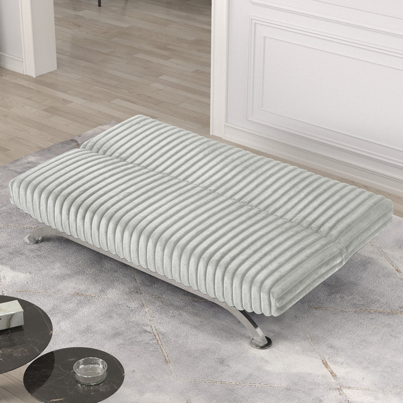70.6'' W Upholstered Sofa Bed, Gray