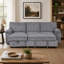 Canapé-lit modulaire Upholstery avec sacs de rangement et 2 porte-gobelets sur les accoudoirs-2030350841