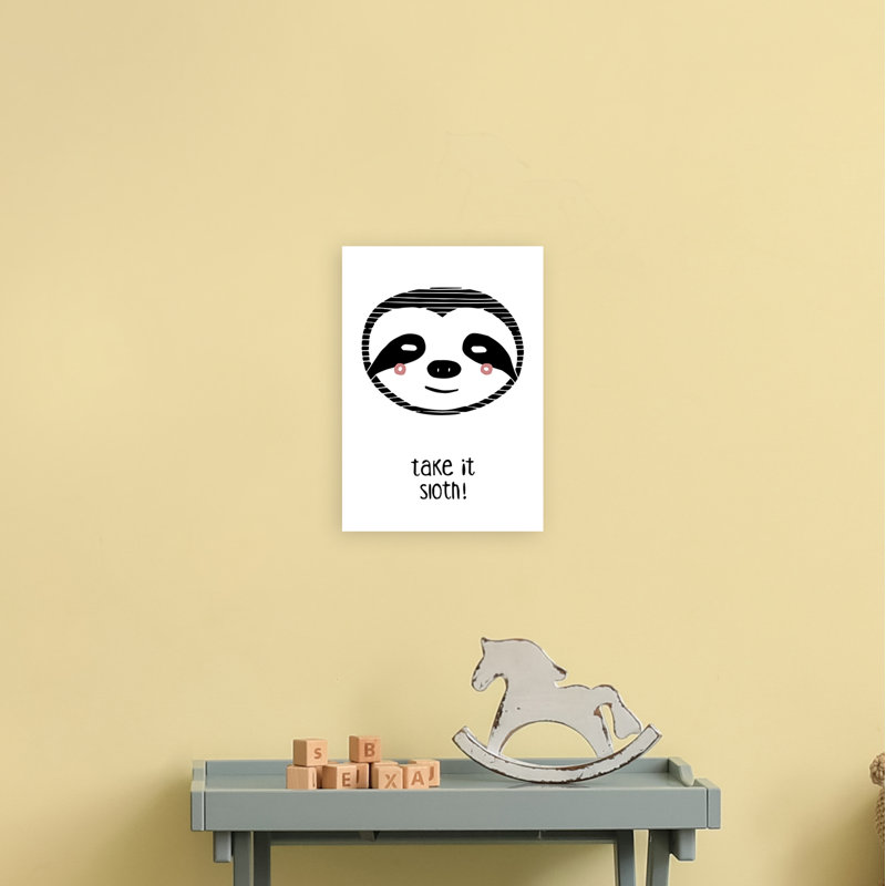 Sloth by Miniofmine - Print, Unframed, 30cm H x 21cm W x 1cm D