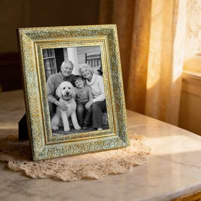 5" x 7" Antique Gold 3 PCS Everyday Picture Frame for Holiday Gifting