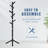 Lathaniel Freestanding 8 - Hook Coat Rack-351048962