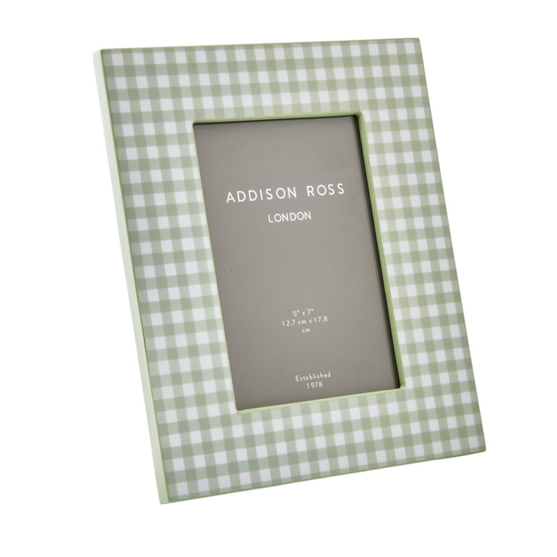5x7 Gingham, Sage