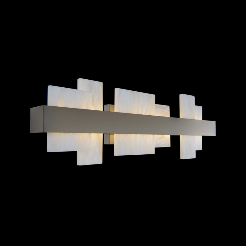 Acropolis 1 - Light LED Vanity Light, Brushed Nickel