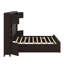 Lit en bois avec armoire, tablette et prises, lit gigogne simple TG-404023015-419696262