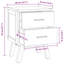 40cm W Solid Wood Bedside Table