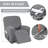 Hayneville Anti-Slip High Stretch Recliner Cover With Side Pocket Electric Power Lift Recliner Chair Cover Fitted  Box Cushion Recliner Slipcover Machine Washable-781136443