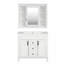 Meuble-lavabo de 36 pouces avec lavabo supérieur intégré et armoire à miroir, solution de rangement élégante pour les salles de bain modernes-117102269-117102271