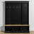 Hall Tree With Bench, App-Controlled Led Coat Rack With 3 Cabinets & 9 Hooks, Wood, Modern Farmhouse, Mudroom-1610020104