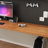 Light brown Rectangular Solid Wood Executive Desk-255450693
