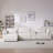 Modular Sectional Sofa With Storage Console And Movable Ottoman