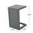 CAPE CORAL ALU C-Shaped Table-1892679031