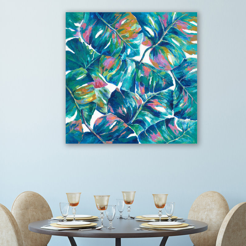 «Hopeful Spring» - peinture sur toile tendue, H 40 po x l 40 po x P 1,5 po