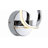 2-Light Chrome Wall Sconce With Acrylic Diffusers-29552683