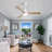 Nicloe 48'' Solid Wood Ceiling Fan with LED Lights-1776296655-1776593450