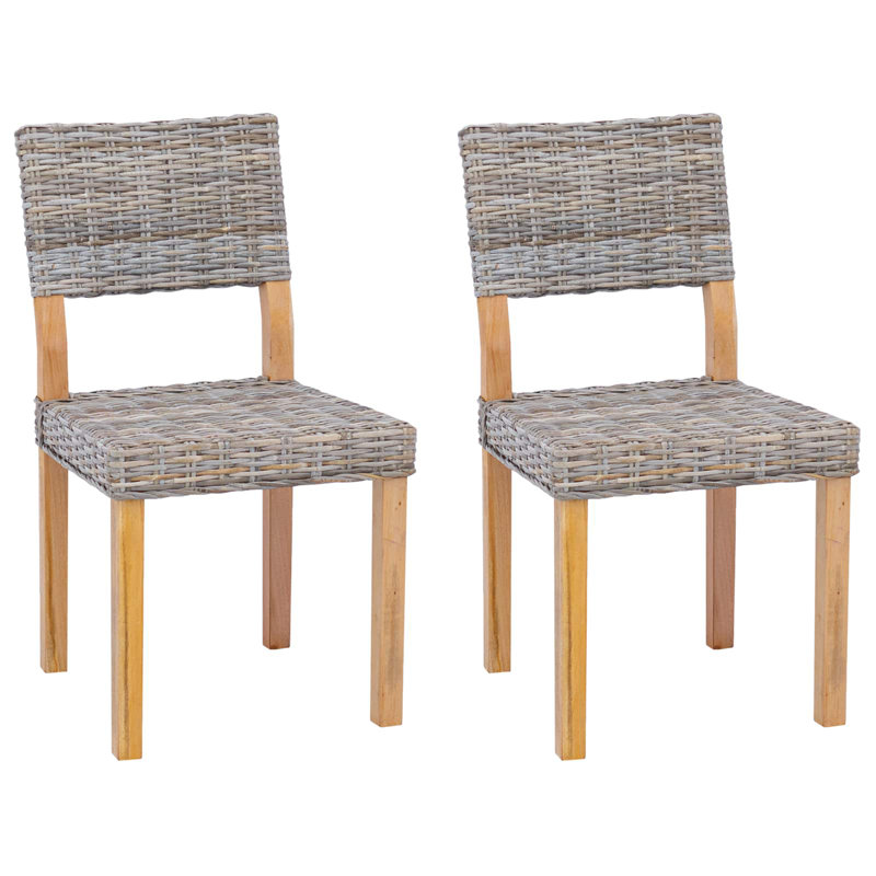 Solid Wood Accent, Kubu Grey/Grey