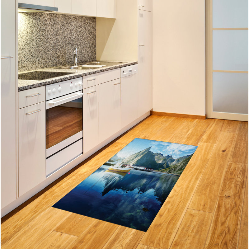 European Scenery High Density Long Fiber Poly Threads Decorative Area Rug Carpet, Rectangle 2'7" x 5'