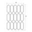 Interbois HEXO MDF avec apprêt blanc 3/4" x 6" x 15"