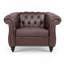 Fauteuil d'appoint capitonné et rembourré pour le salon-133994610-133994612