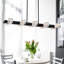 Lustre rectangulaire pour salle à manger