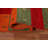 Handmade Red Gabbeh Indian Area Rug 6x8