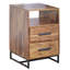 Turbeville 40cm W Iron Bedside Table