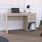 Ibare Two Drawer Computer Desk, One Lower Shelf -Light Gray-1066057246