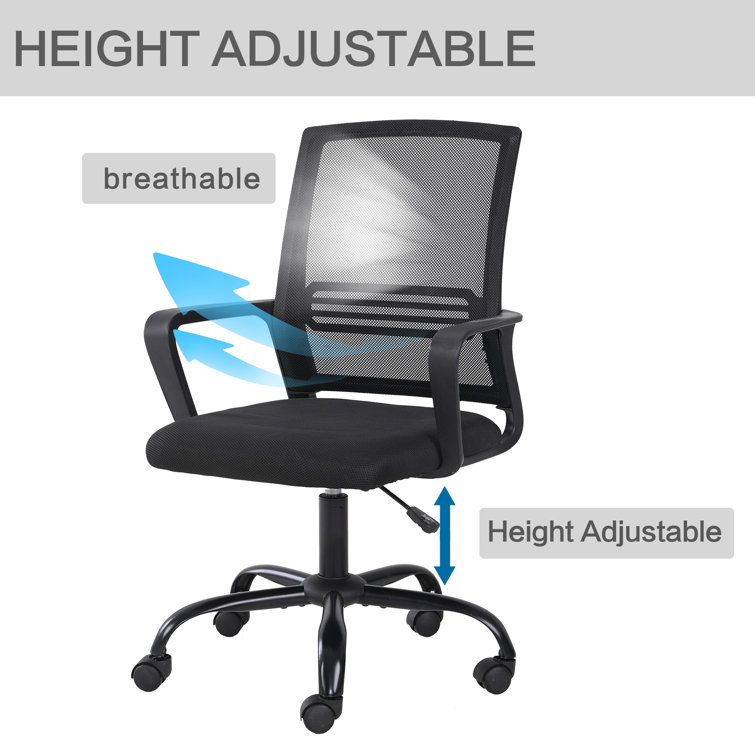 Latitude Run® Home Office Computer Mesh Ergonomic Task Chair & Reviews