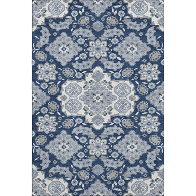 Premium Machine Washable Crestover AMF1853 Global Rug