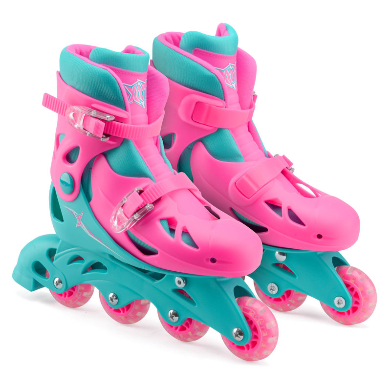 Amburgey Freeport Park Push/Pull Ride On, Small, Pink/Blue