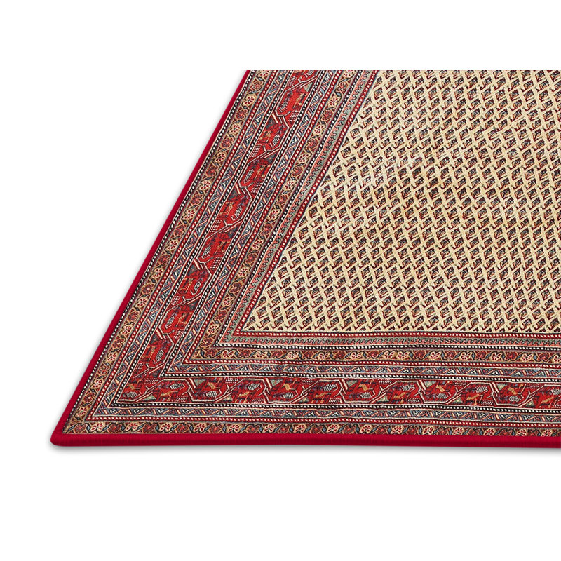 Tapis oriental rouge / beige, Rectangle 4 pi x 6 pi