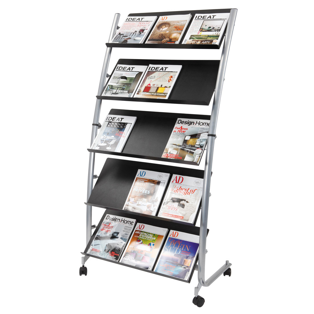 Alba 55.12'' H Magazine Rack Alba