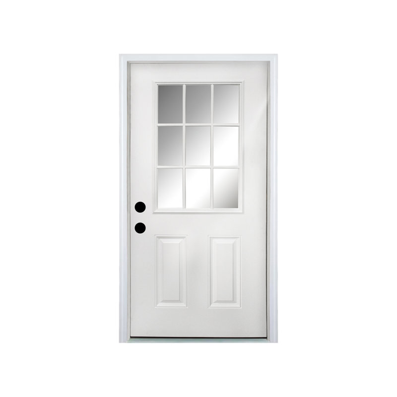 Contemporary Style for Home's Front Entrance Entry Door, Droite / vers l'intérieur